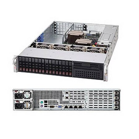 Supermicro SuperChassis 920W 2U Rackmount Server Chassis (Black), CSE-219A-R920WB CSE-219A-R920WB
